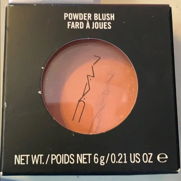M.A.C. MELBA SOFT CORAL-PEACH Powder Blush!