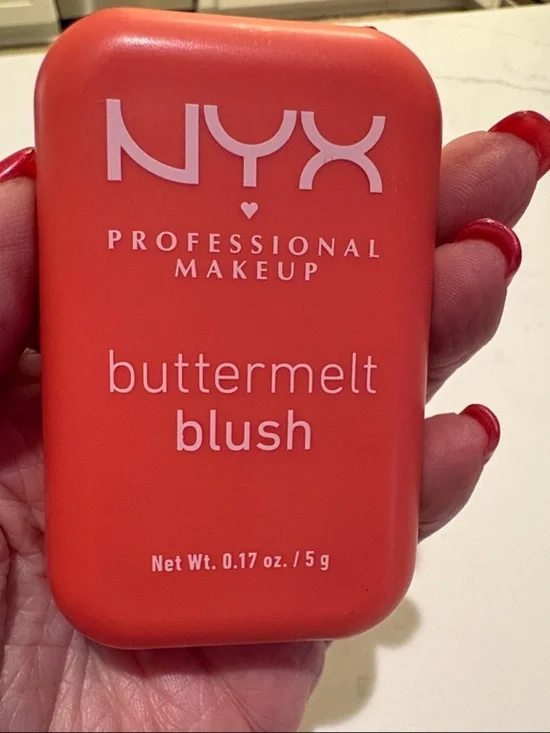 NYX Buttermelt Blush - Bright Coral