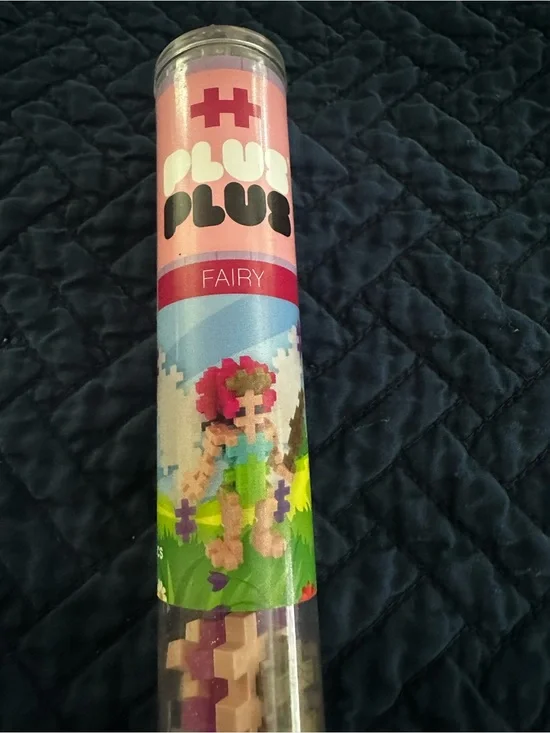 Plus Plus Fairy Creative Building Tube Toy Set - Pink 64 pieces