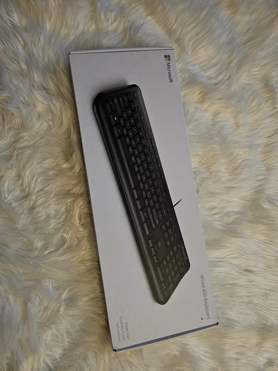 MICROSOFT Wired Keyboard 600 - Black