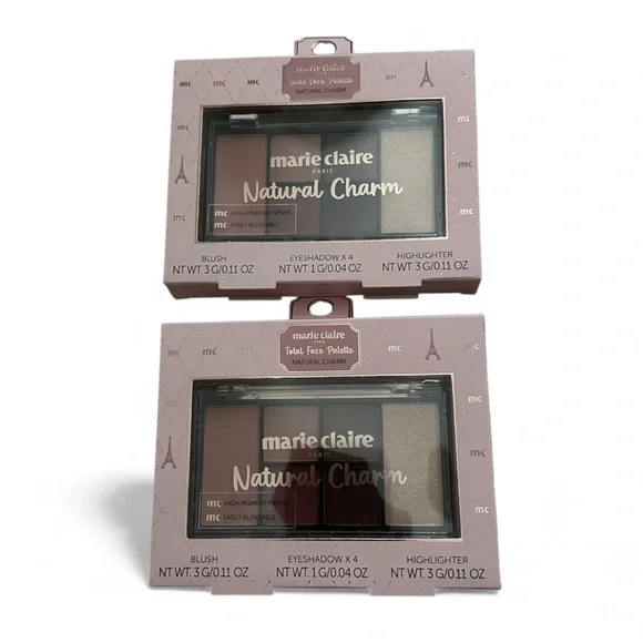 Marie Claire Natural Charm Makeup Palette 2 pcs set