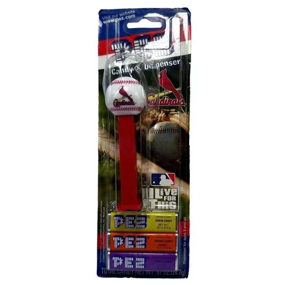 St Louis Cardinals PEZ‎ Candy Dispenser Baseball MLB Fan Collectible New
