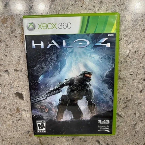 Halo 4 Xbox 360 Video Game NTSC‎ Microsoft Studios Shooter Action Adventure