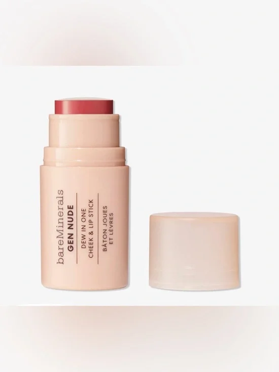 bareMinerals GEN NUDE Dew in One Cheek & Lip Stick Color: Brick It On