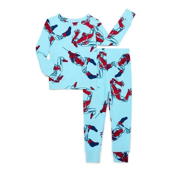 Marvel Kids Pajama Set - Blue with Red Spider-Man