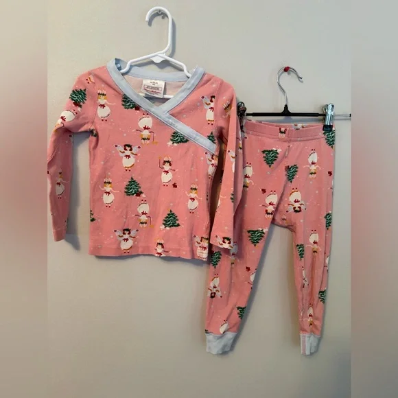 Hanna Andersson Pink Christmas Angel Pajamas