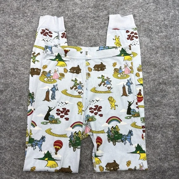 Hanna Andersson organic cotton pajama pj bottoms kids 10 Wizard Of Oz novelty