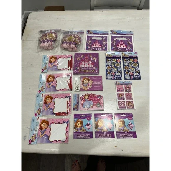 Disney sophia the first party favors, invitations,‎ thank yous, decorations