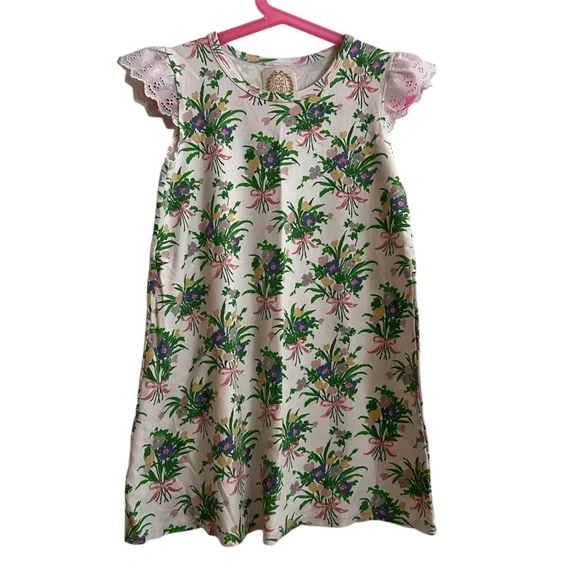 The Beaufort Bonnet Company Pink and Green Floral Nightgown
