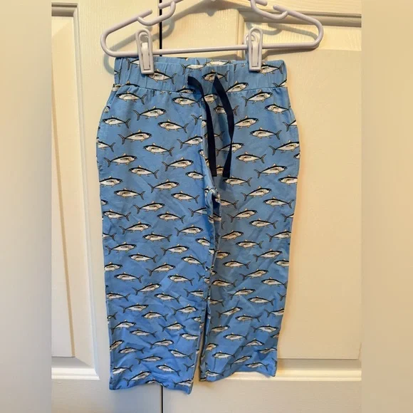 Prodoh Kids Blue Fish Print Pajama Pants