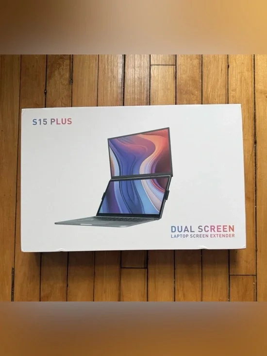 S15 PLUS Dual Monitor Extender 15.6” IPS FHD 1080P USB-C HDMI Open Box