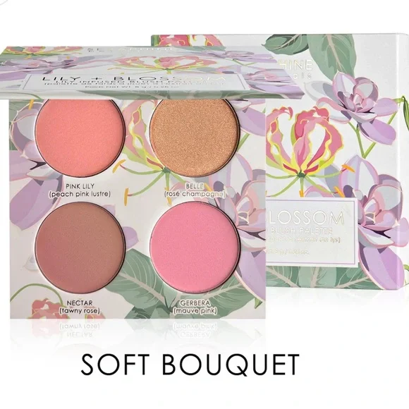 Seraphine Botanicals Lily + Blossom Lily Infused Blush Palette in Soft Bouquet