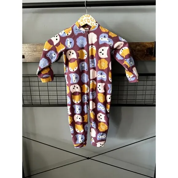 Tea Fleece One Piece Sleeper | Size 18-24 Months