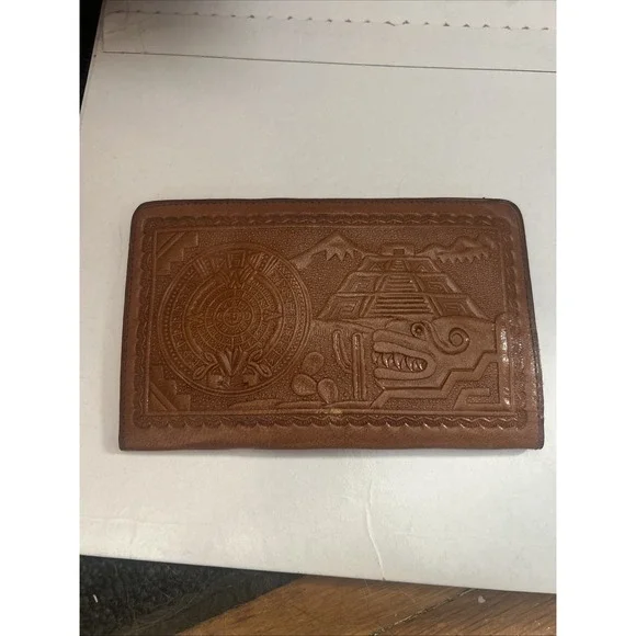 Vintage Mexico Handcrafted Leather‎ Wallet