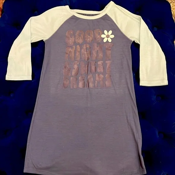 SO good for life brand 3/4 sleeve nightgown for small girls size small 7