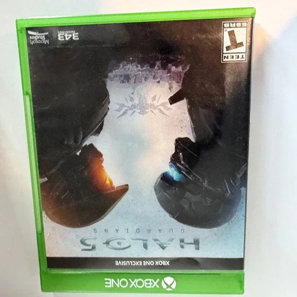 Halo 5 Guardians Xbox One Microsoft 2015 Sci-Fi Shooter Video Game‎ Case Only