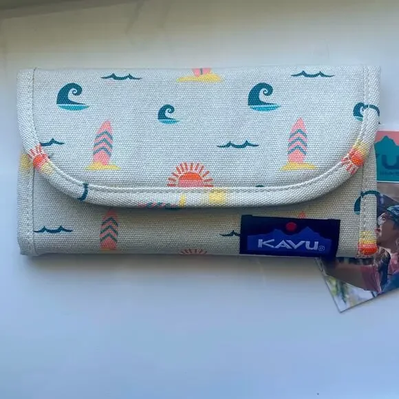 🔖KAVU Big Spender Beach Surf Wallet Billfold RARE!