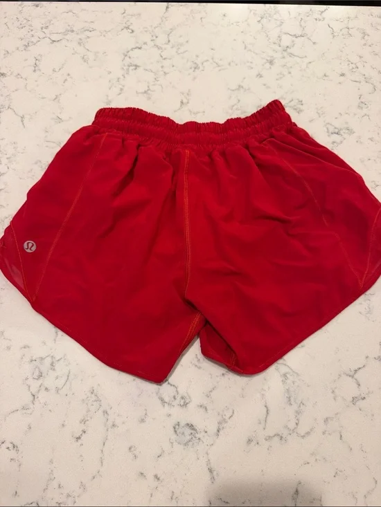 lululemon athletica Red Women's Hotty Hot Shorts