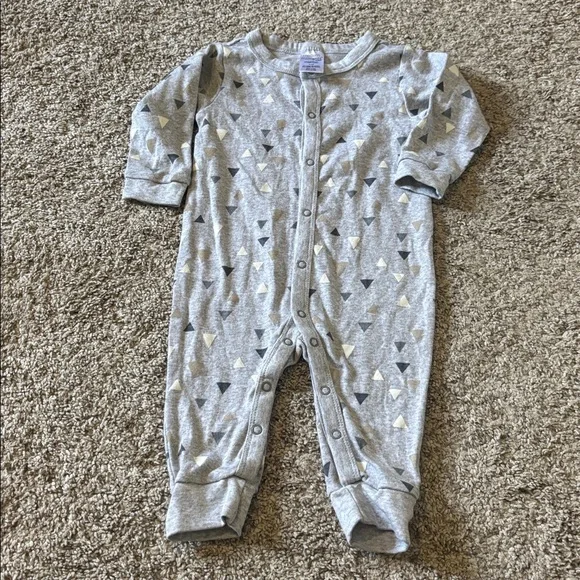 Gerber Gray Geometric Kids Pajamas