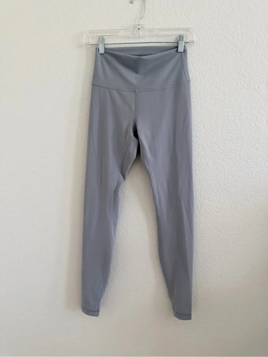 lululemon athletica Light Gray High-Rise Leggings