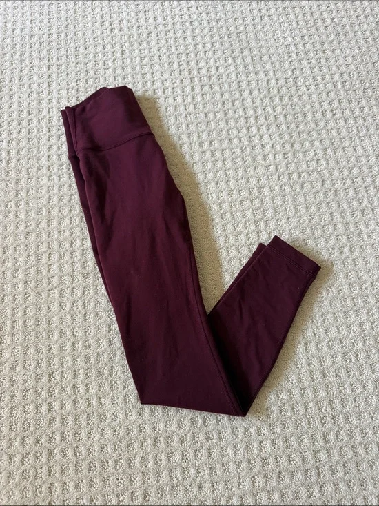 lululemon athletica Deep Plum Performance Leggings- CLOSET CLEAR OUT