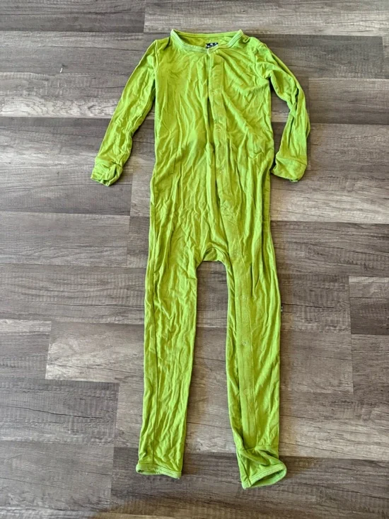 Kickee green pajama