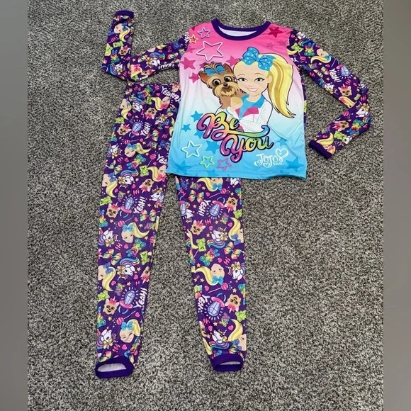 Jojo Siwa jammies from climate right by cuddl duds
