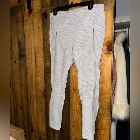 lululemon athletica Light Gray Leggings
