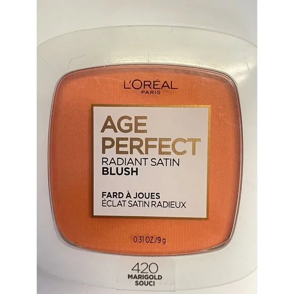 L'Oreal Age Perfect Radiant Satin Blush #420 Marigold Sealed