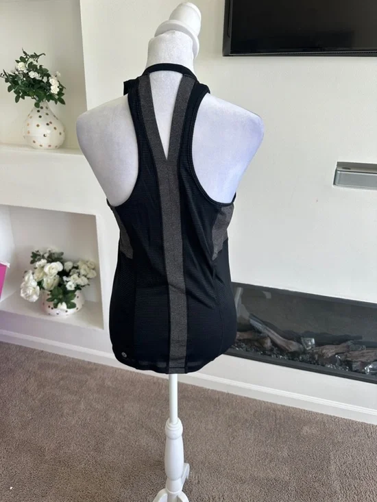 lululemon athletica Black Racerback Tank Top