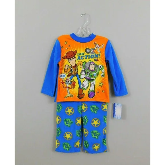 Disney Toy Story 4 Boy Pajama Lounge Set, Size 4, Multicolor,‎ New