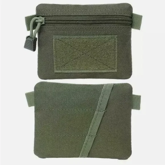 Waterproof Mini Wallet Tactical EDC Gear Coin Purse Key Card Holder Pocket Bags