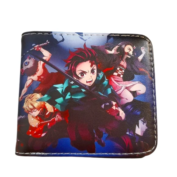 Demon Slayer‎ Anime Kimetsu no Yaiba Tanjiro Kamado Bifold PU Wallet
