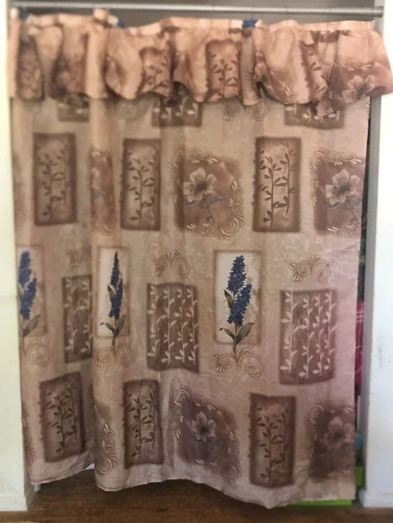 Country style home Beige decorative Shower Curtain