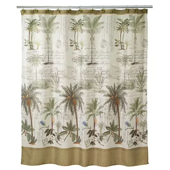 Avanti Colony Palm Tree Shower Curtain