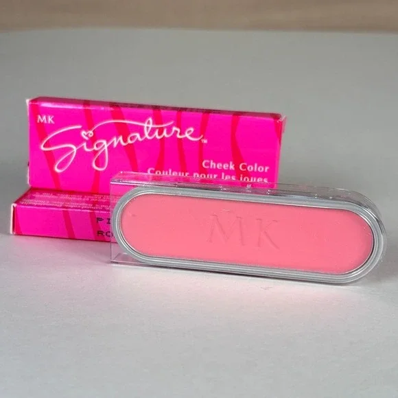 Set of 2 NEW Mary Kay PINK FLAMINGO MK Signature Cheek Color Blush‎ 0.2 oz  NOS