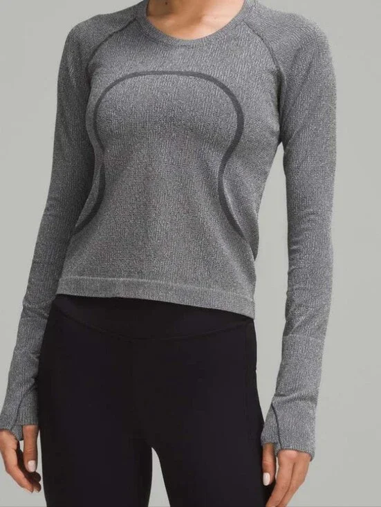 LULULEMON ATHLETICA Swiftly Tech Long Sleeve Top - Size 4