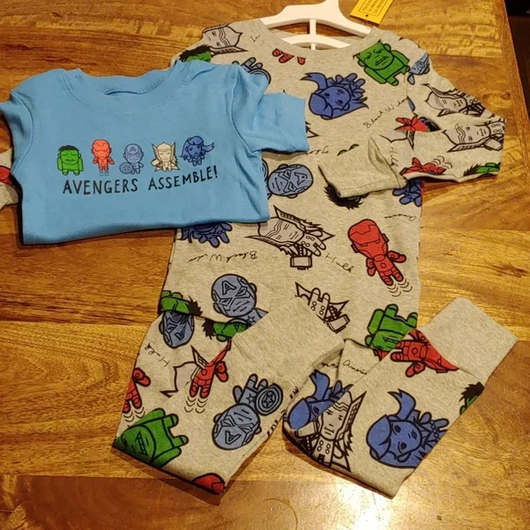 NWT Avenger 3 Piece Pajama Set