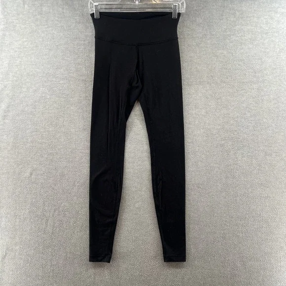 Lululemon Athletica High Rise Black Leggings Size 4 Yoga Activewear Pants