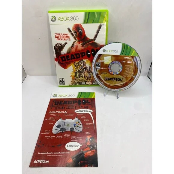 Deadpool (M) - Microsoft Xbox 360 Complete CIB Great Condition