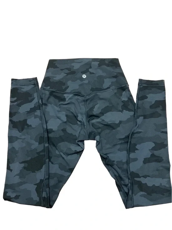 Lululemon Athletica High-Rise Camo Leggings - Black/Gray Women’s Size 4