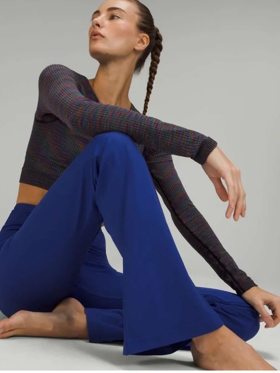 Lululemon Groove super high rise flared pants 8