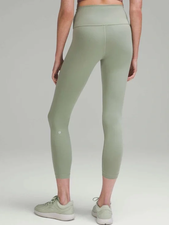 Lululemon wunder train tights 25” misty green