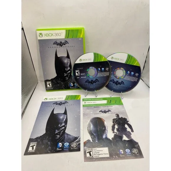 Batman: Arkham Origins (Microsoft Xbox 360, 2013) DC Comics Game CIB MINT