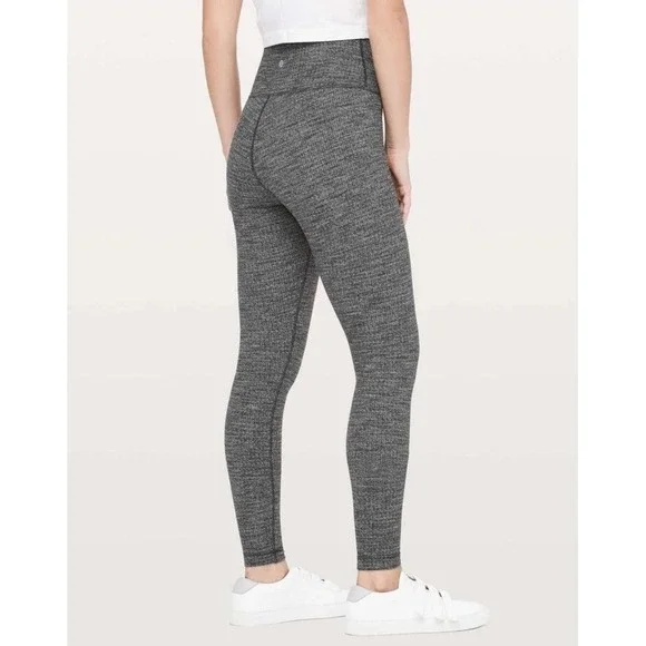 Lululemon Wunder Under‎ Pant Coco Pique Black/White Size 12