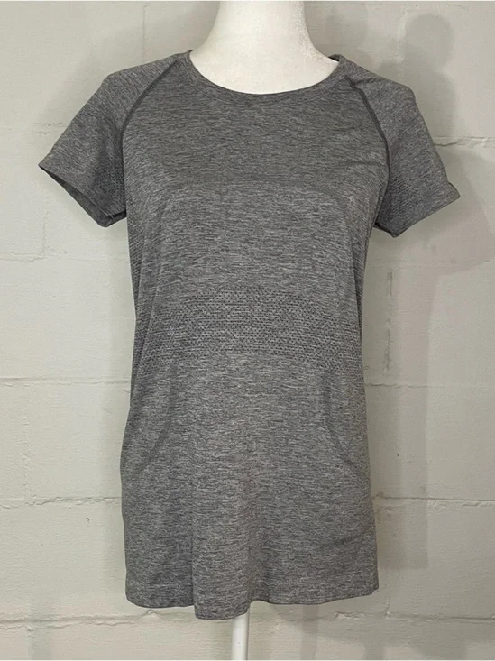 lululemon athletica Heather Gray Short-Sleeve Active Tee