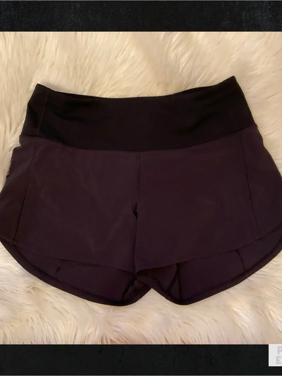 Lululemon Speed Up Shorts 4” - Black - Size 8
