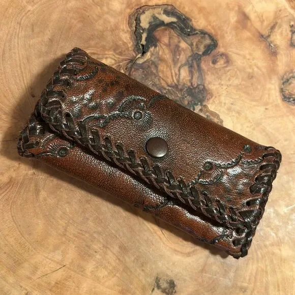 Vintage Tooled Key Holder
