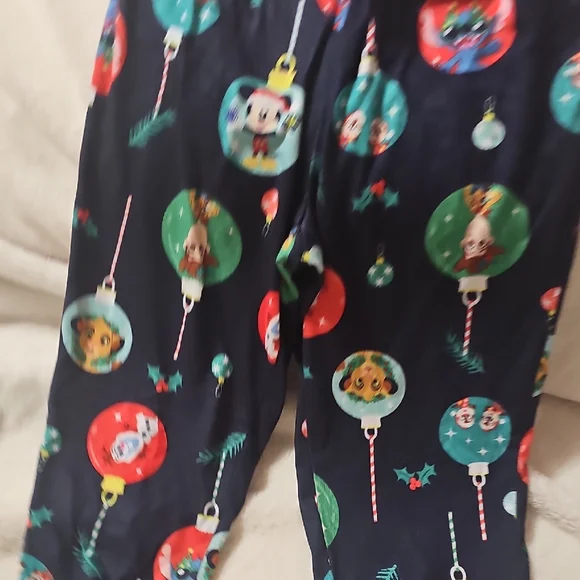 Navy Holiday Character Pajama Bottoms. Sz‎ Small