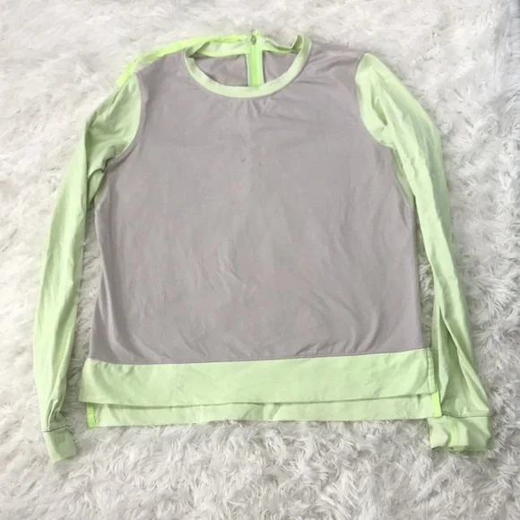 Lululemon Warm Up Crew Dune Faded Zap